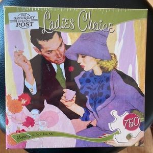New The Saturday Evening Post Ladies Choice 750 Piece Puzzle